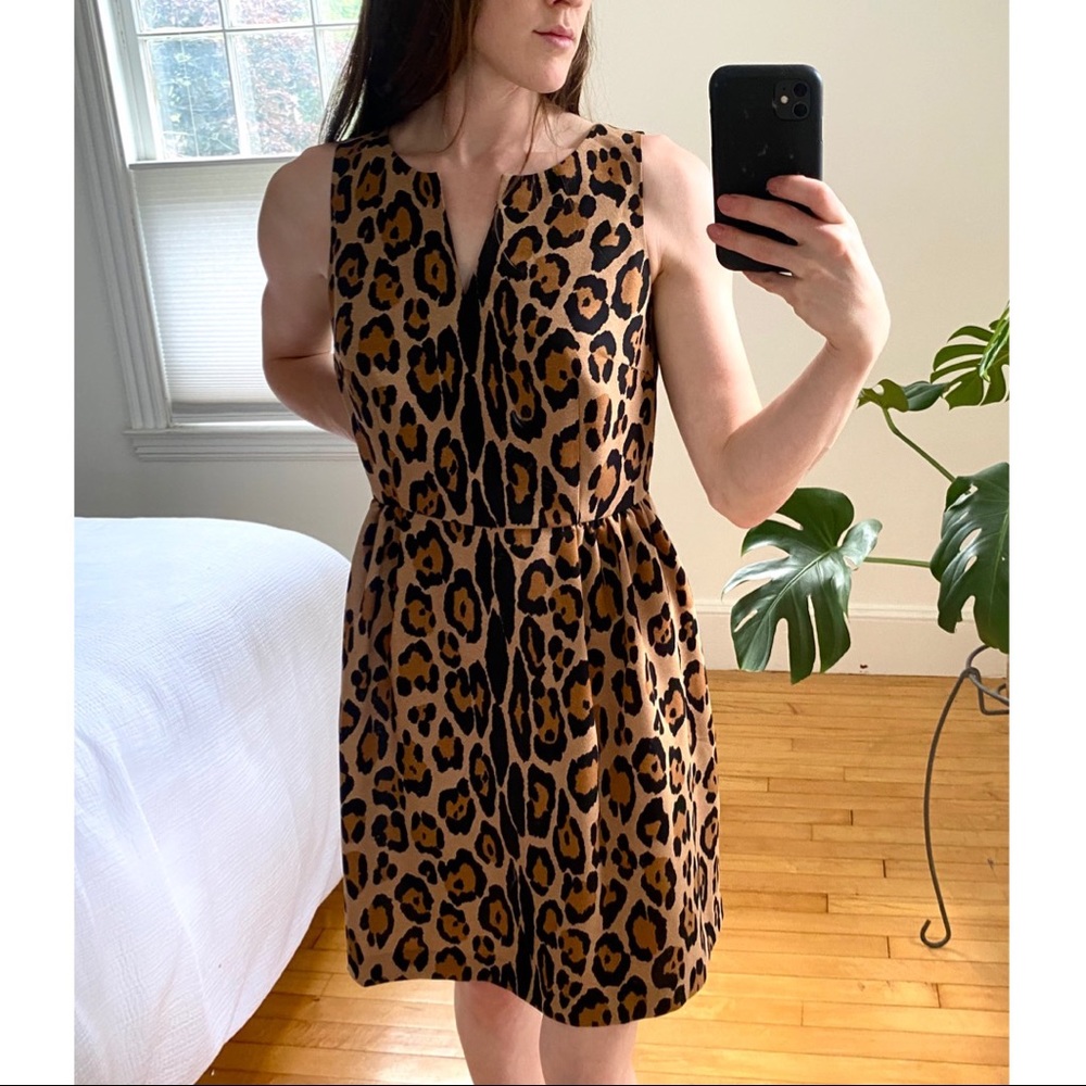 NWOT - Ann Taylor LOFT - Leopard Print Dress